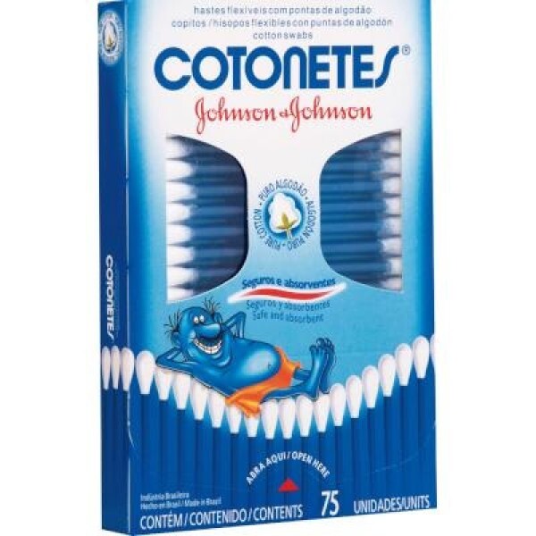 Hastes Flexiveis  Johnson's / Cotonetes - 75 Unidades
